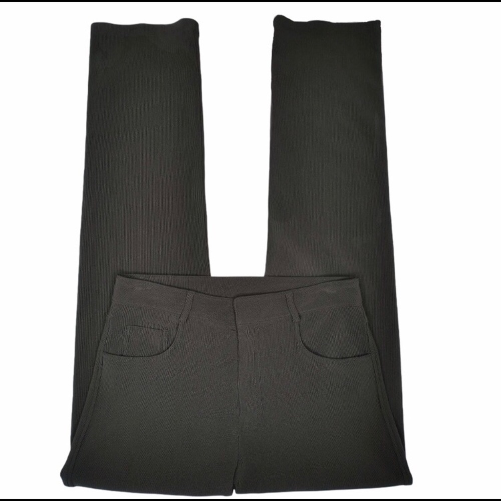 Vintage Equestrian Designs Black Straight Pants